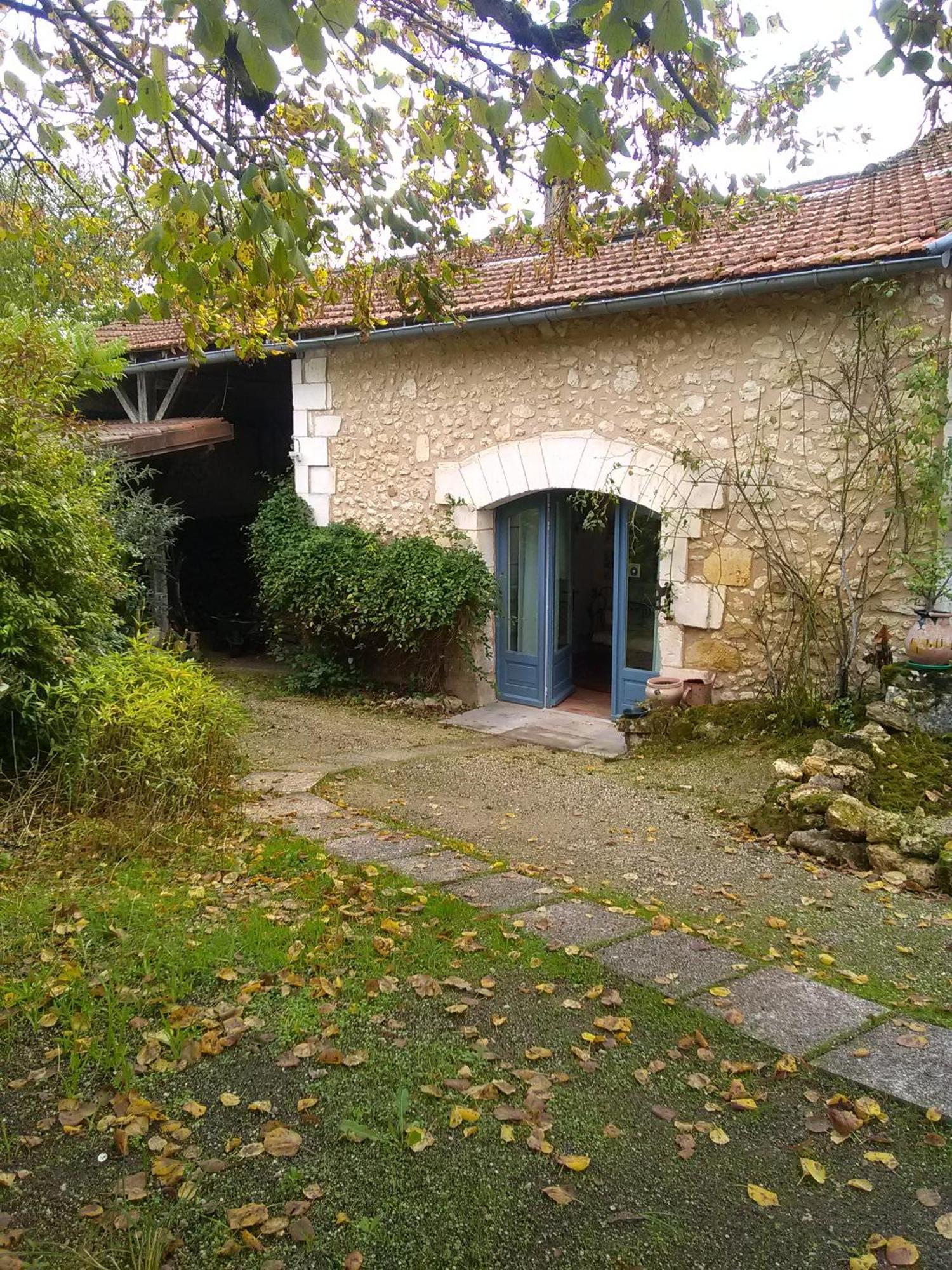 La Maison Bleue Brantome Bagian luar foto