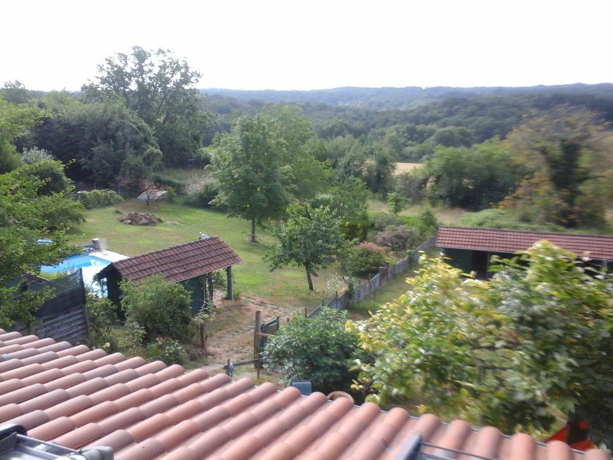 La Maison Bleue Brantome Bagian luar foto